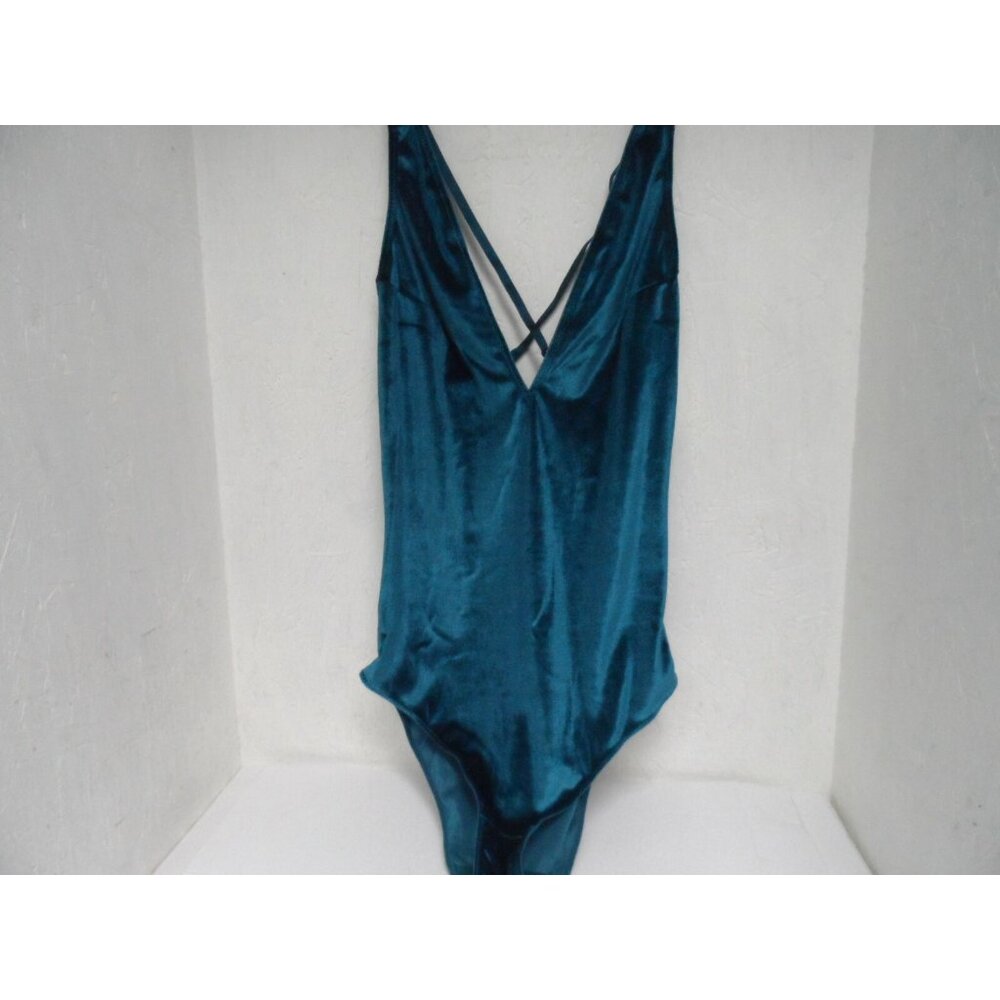 Gilligan & Omalley 550483 Bodysuit Teal Size Small New !!!!